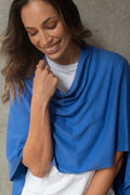 Cruise Blue Cotton Cashmere Topper
