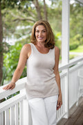 Reversible Tank Ecru