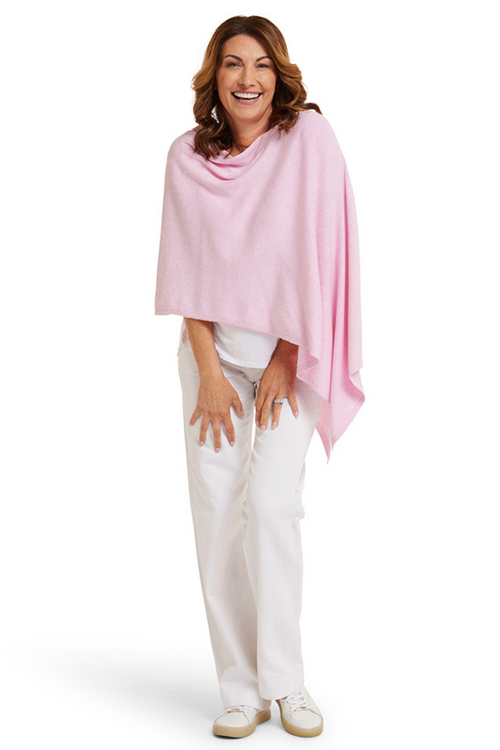Bermuda Pink Cotton Cashmere Topper