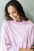 Bermuda Pink Cotton Cashmere Topper