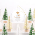 Personalised Christmas Baubles Glass Tree Client Gift