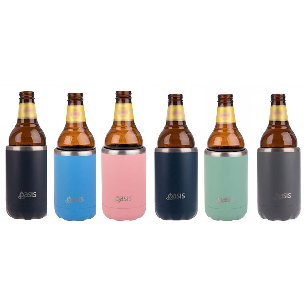 STAINLESS STEEL DOUBLE WALL INSULATED COOLER CAN 375ML