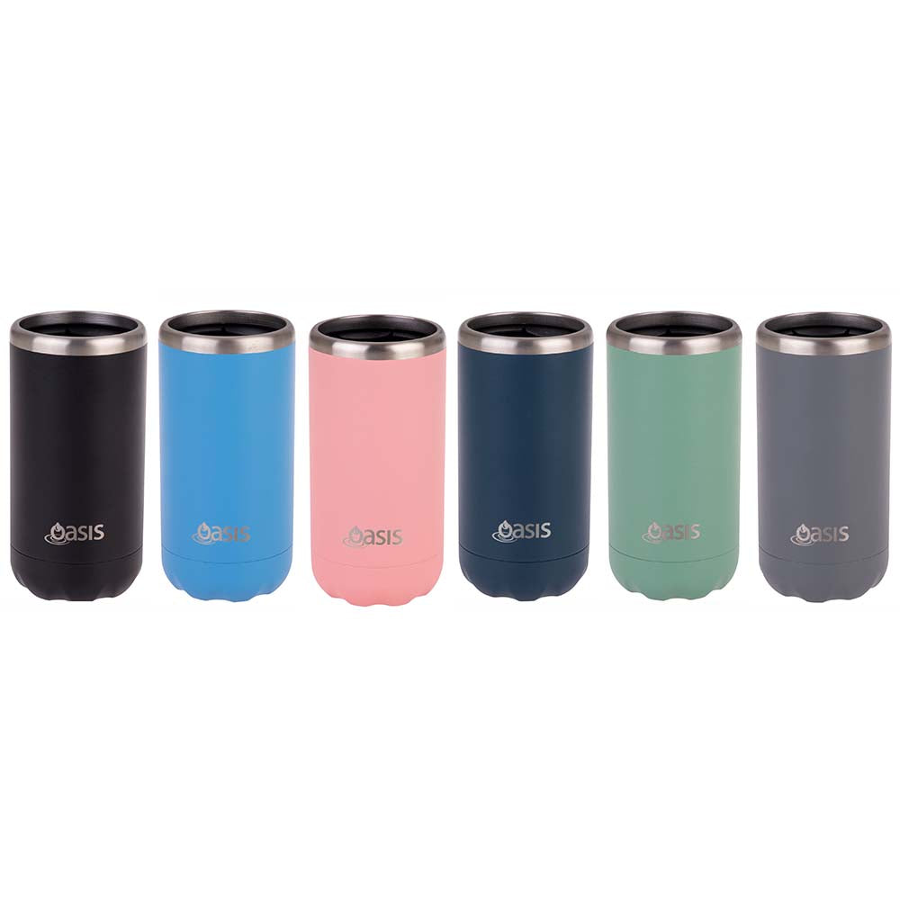 STAINLESS STEEL DOUBLE WALL INSULATED COOLER CAN 330ML