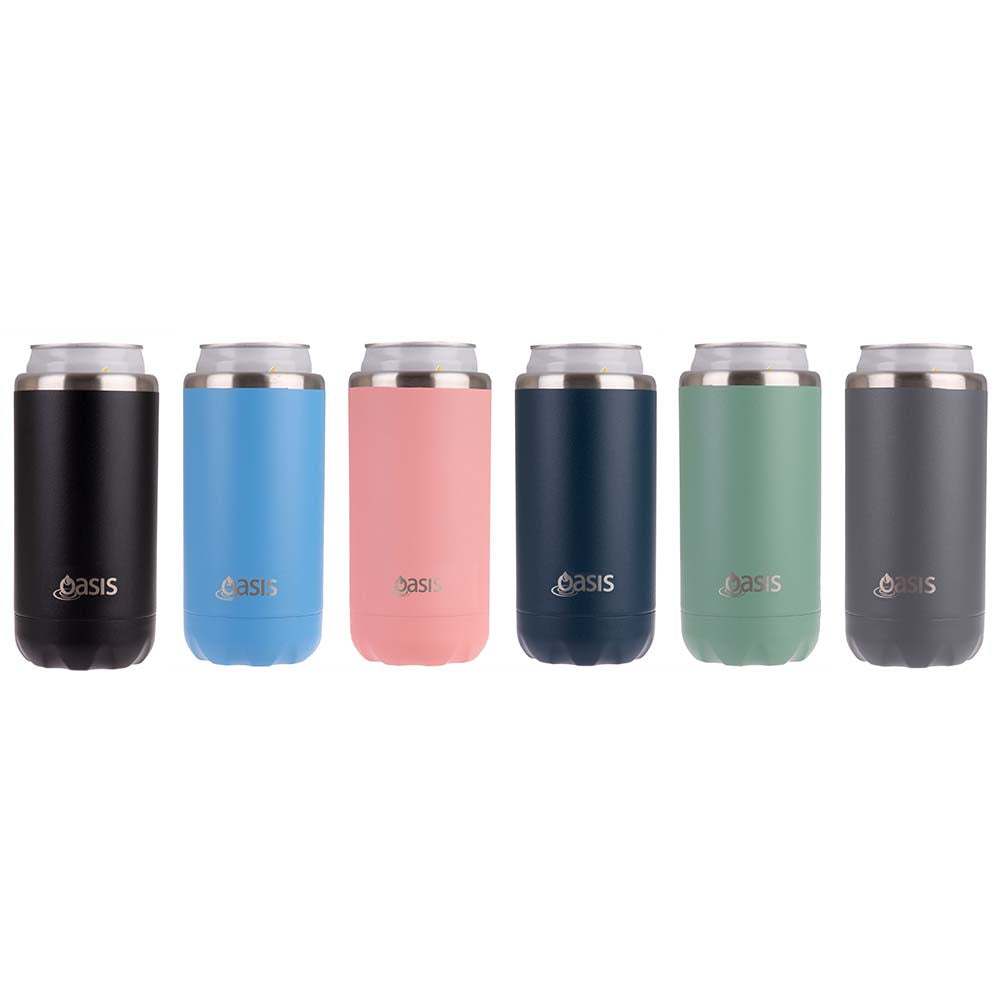 STAINLESS STEEL DOUBLE WALL INSULATED COOLER CAN 330ML