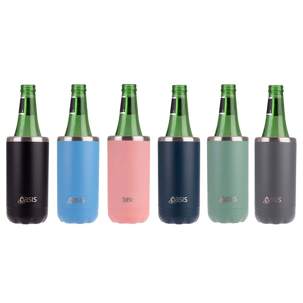 STAINLESS STEEL DOUBLE WALL INSULATED COOLER CAN 330ML