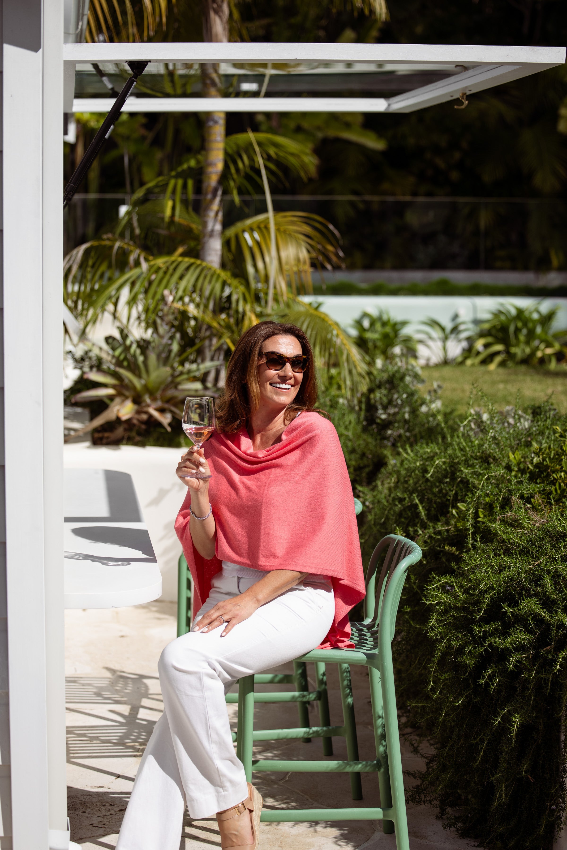 Fruit Punch Cotton Cashmere Topper