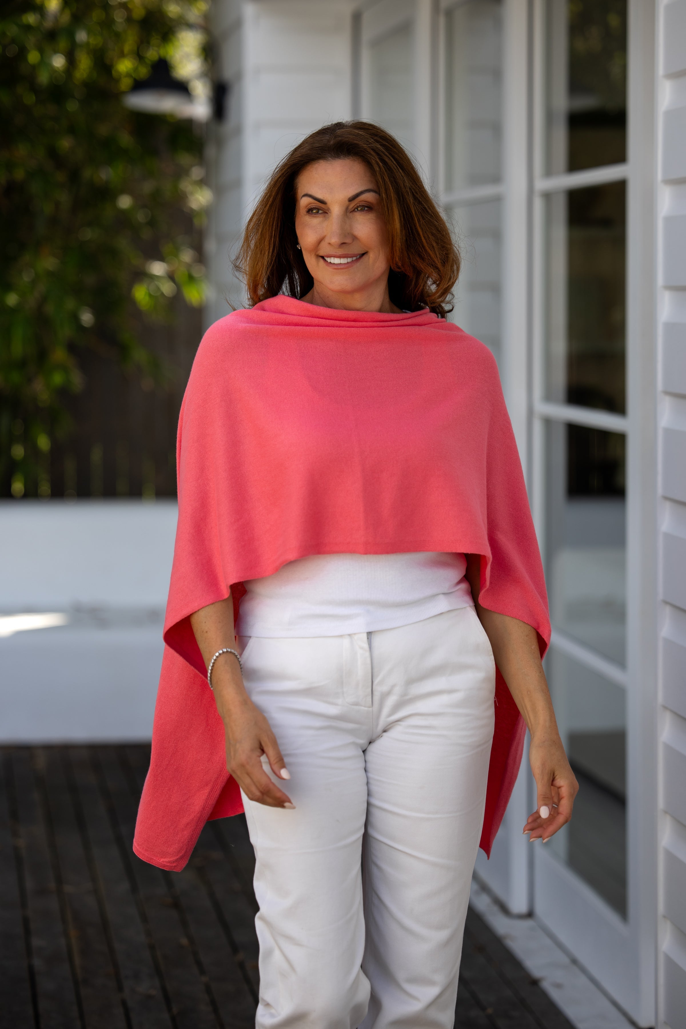 Fruit Punch Cotton Cashmere Topper