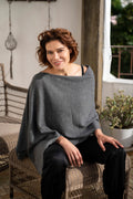 Graphite Cashmere Topper