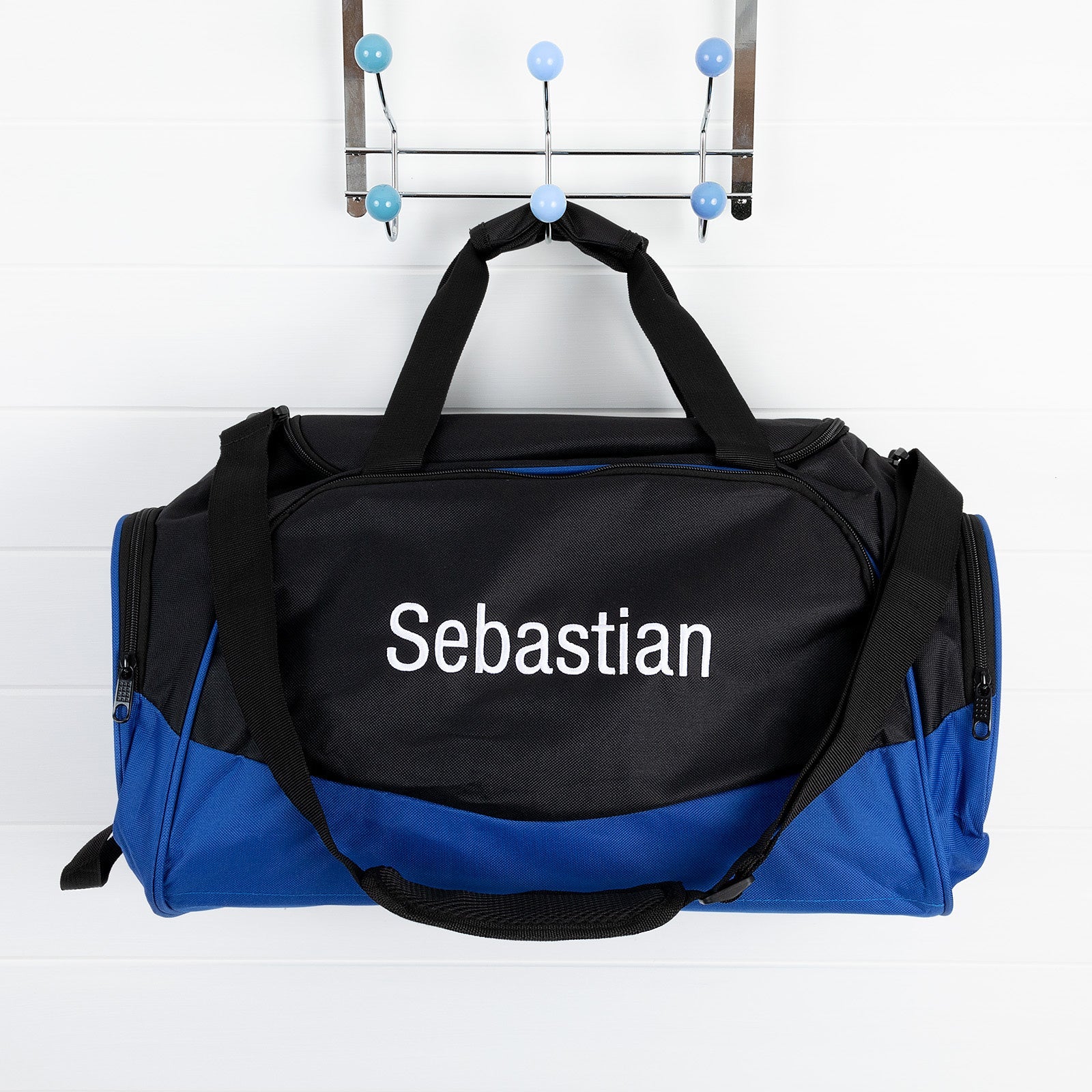 Personalised Kids Sports Duffle Bag - Blue
