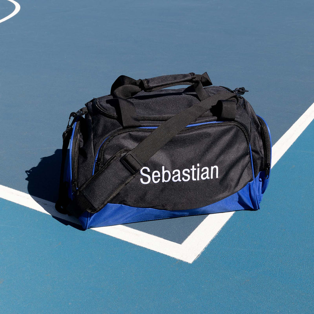Personalised Kids Sports Duffle Bag - Blue