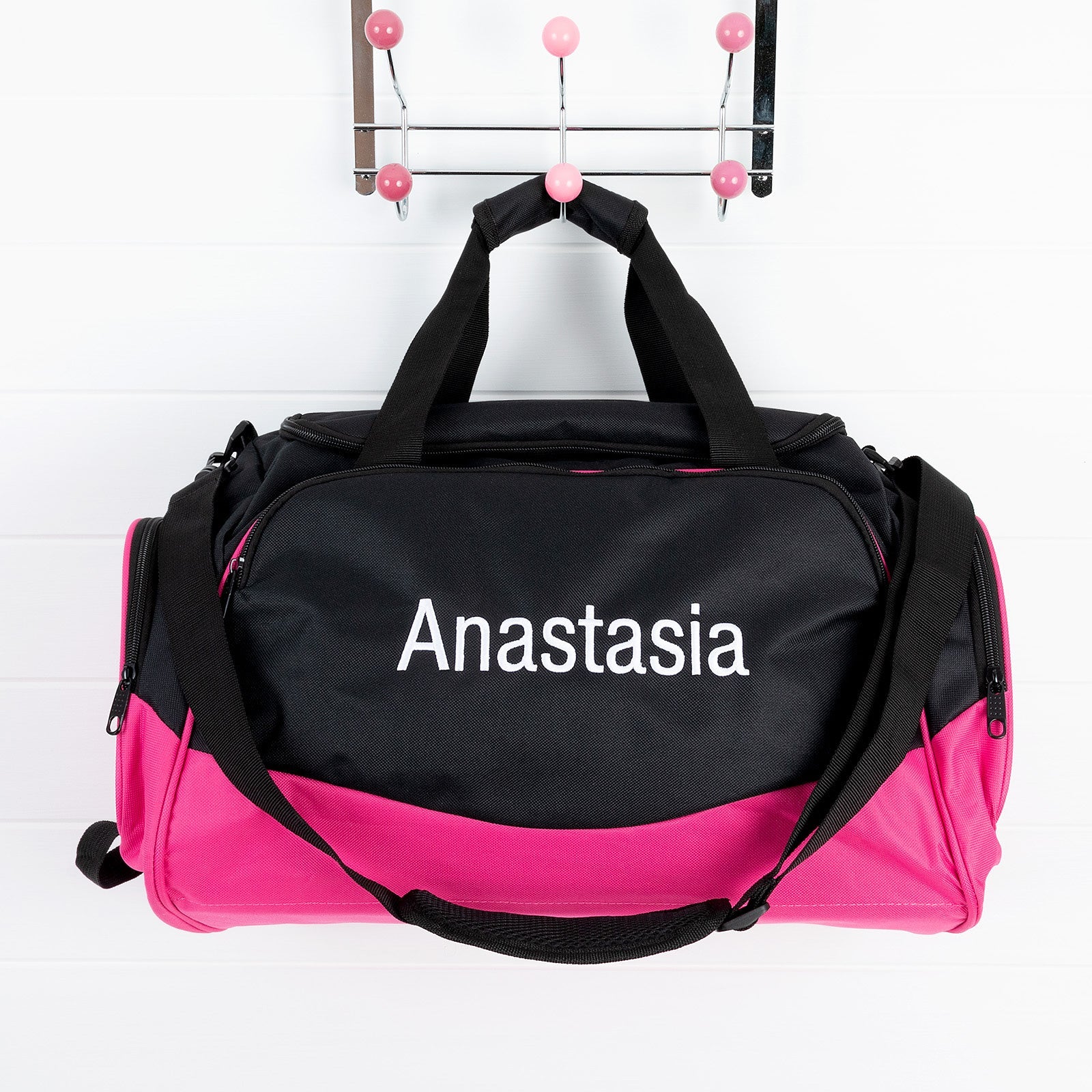 Personalised Kids Sports Duffle Bag - Pink