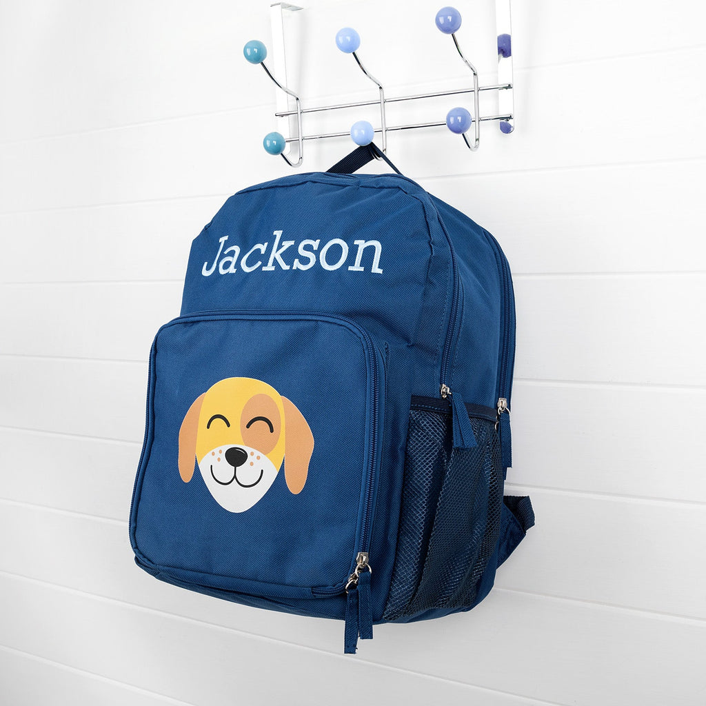 Personalised Childrens Backpack Puppy