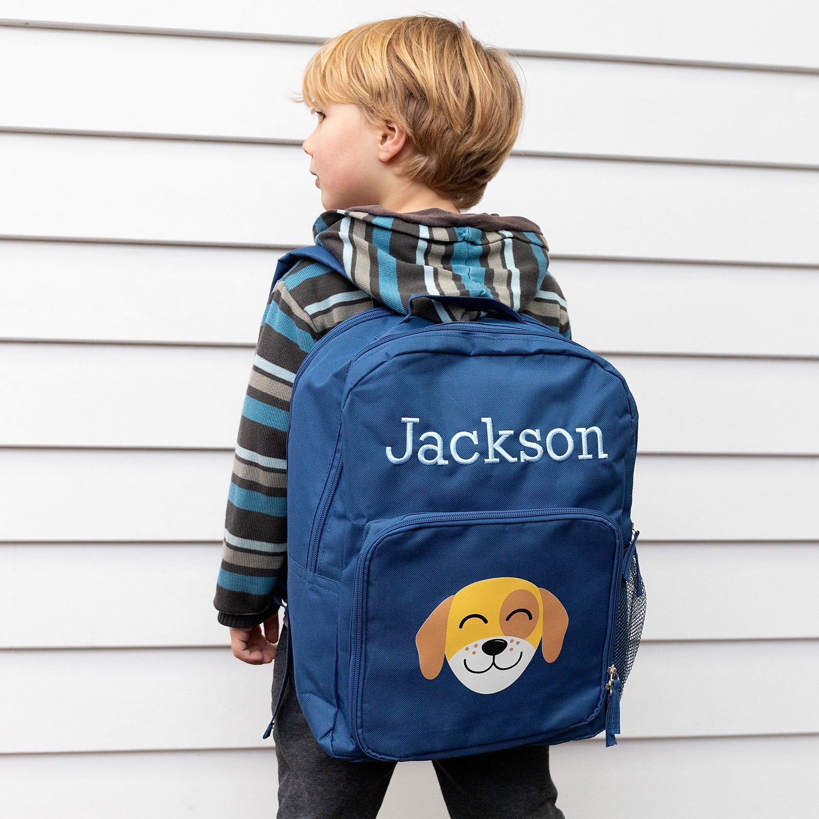 Personalised Childrens Backpack Puppy