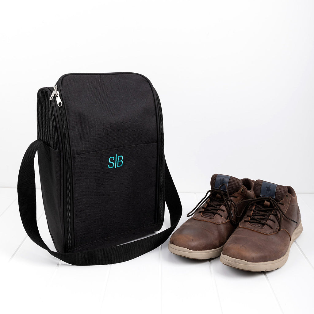Personalised Shoe Bag Black