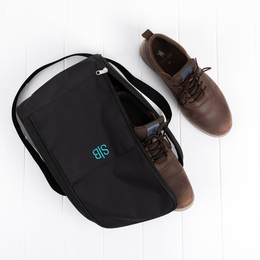 Personalised Shoe Bag Black