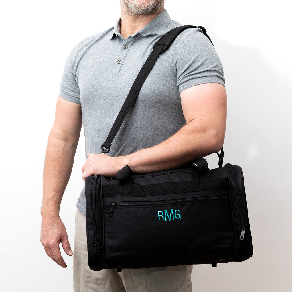 Personalised Sports Bag Duffle Black