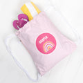 Personalised Pink Swim Bag For Kids
