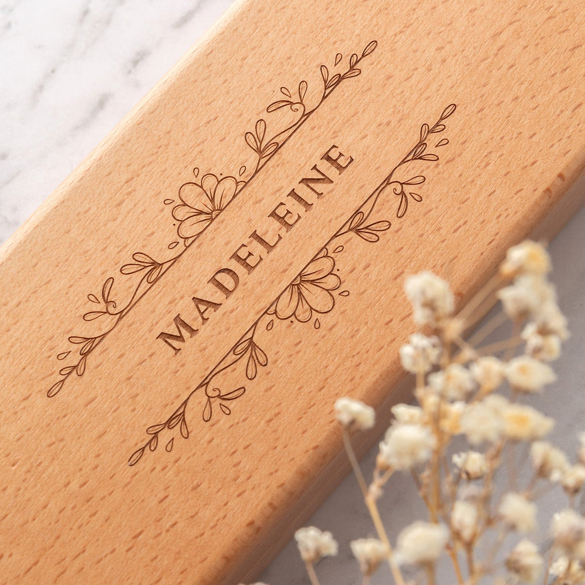 Personalised Beech Wood Jewellery Box