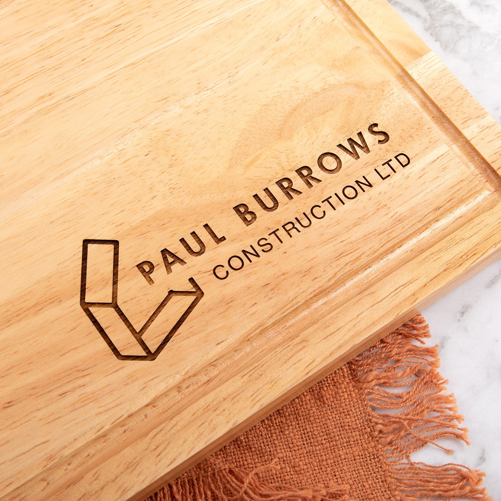 Engraved Rectangle Cheese Chopping Board Corporate Gift