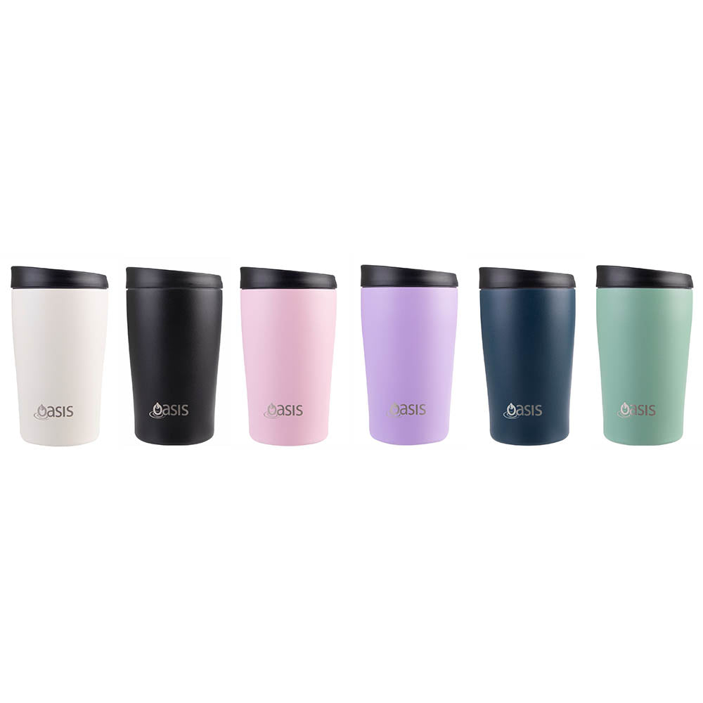 STAINLESS STEEL DOUBLE WALL INSULATED TRAVEL CUP 380ML