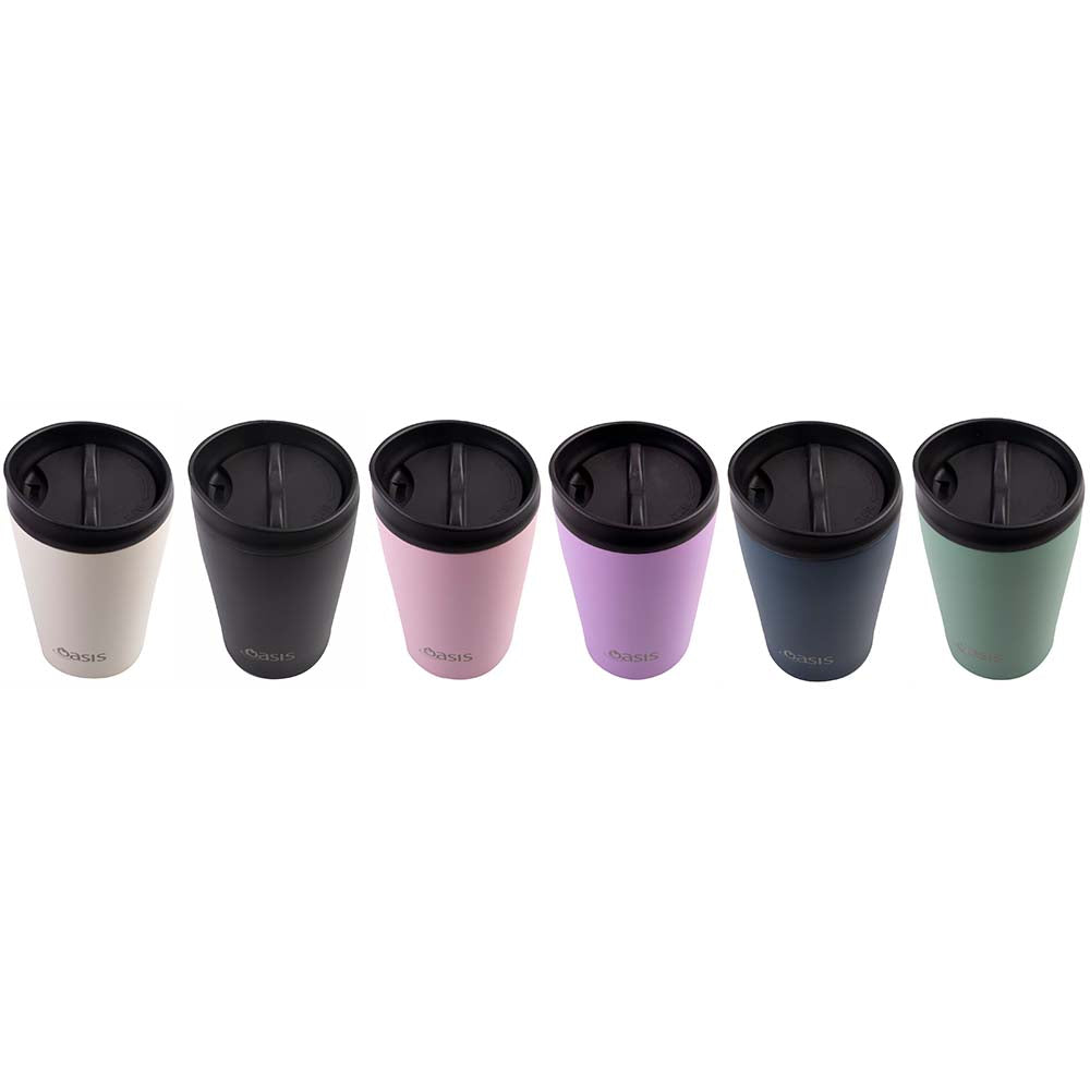STAINLESS STEEL DOUBLE WALL INSULATED TRAVEL CUP 380ML