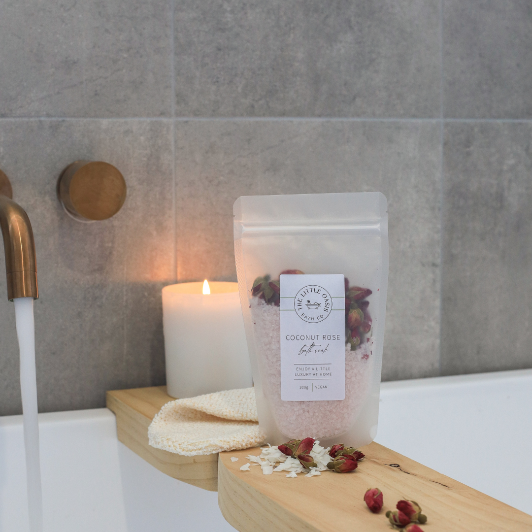 Magnesium Bath Soak - Coconut Rose
