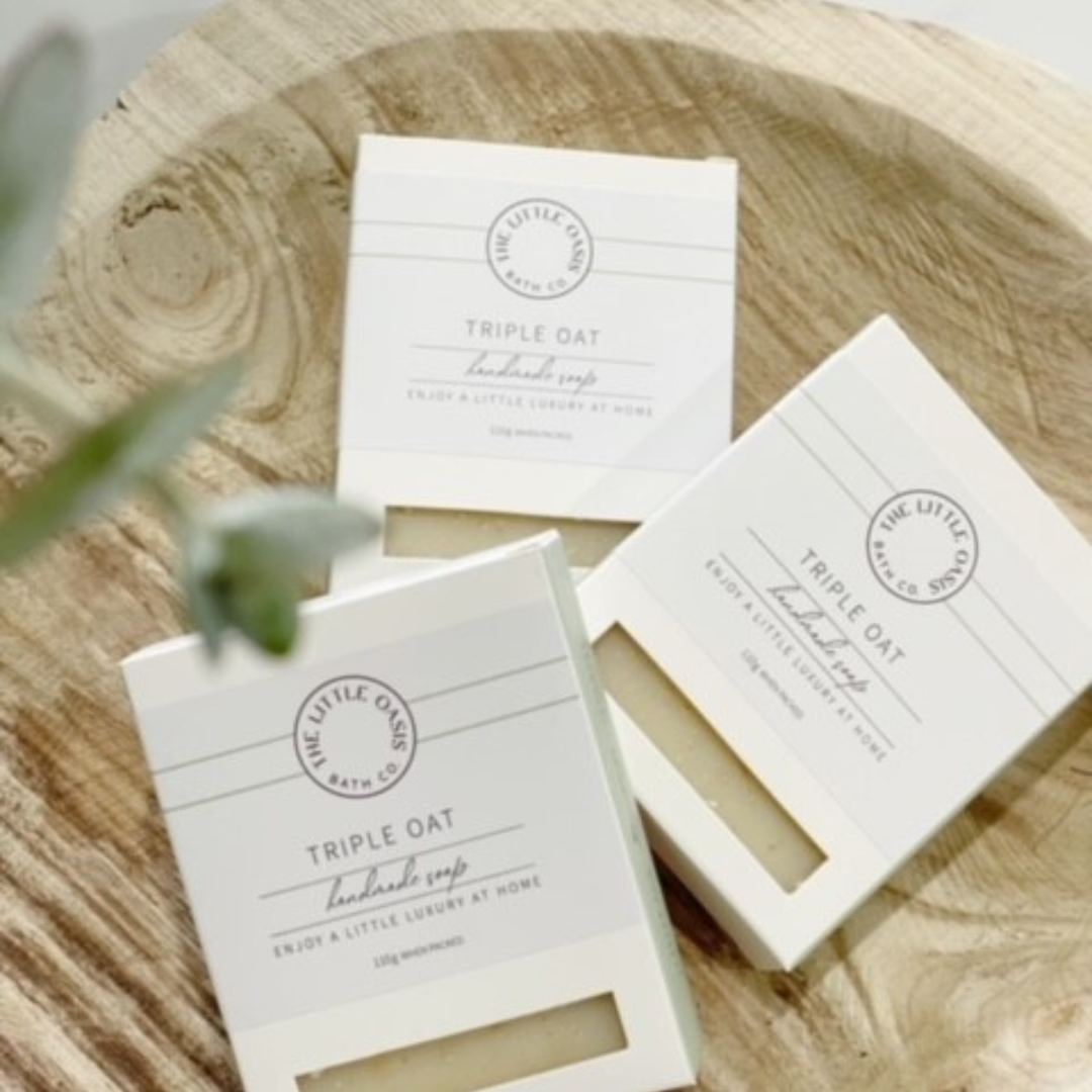 Triple Oat Natural Handmade Soap