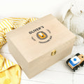 Printed Wooden Treasure Keepsake Box for Boys
