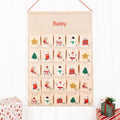 Personalised Canvas Advent Christmas Calendar