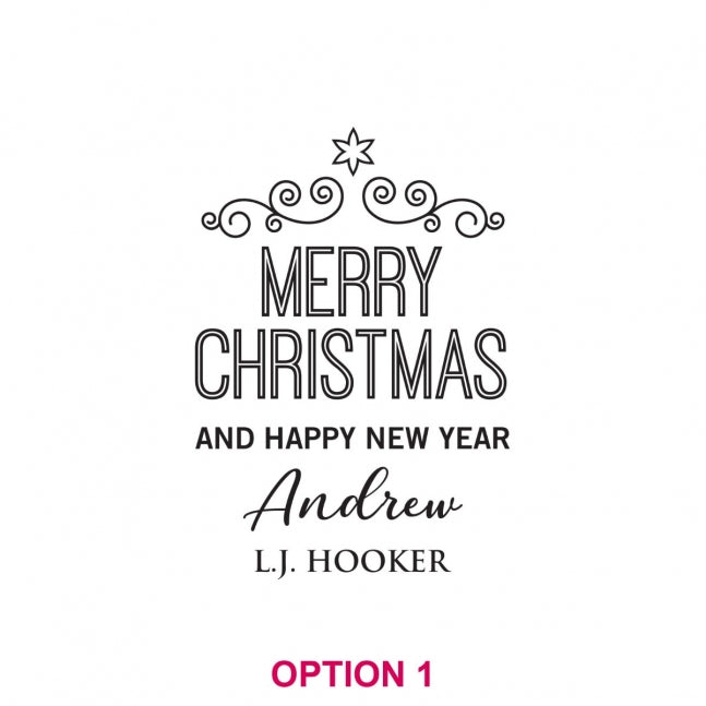 Corporate Christmas 500ml Engraved Stein Beer Mug