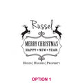 Corporate Christmas Engraved Scotch Glass