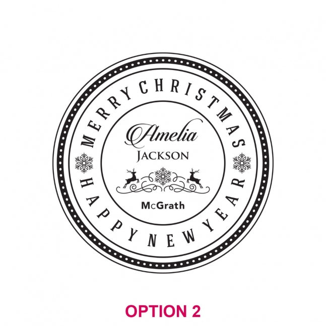 Christmas Corporate Engraved Wooden Cheese Serving Chopping Paddle Board