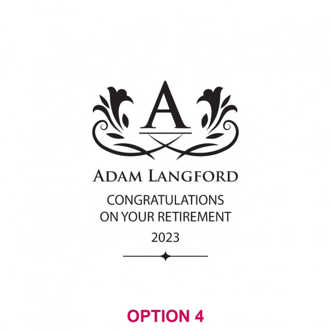 Engraved Deluxe Whiskey Decanter Corporate Gift