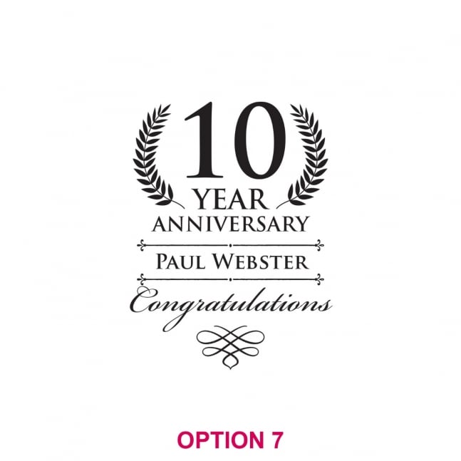 Engraved Deluxe Whiskey Decanter Corporate Gift