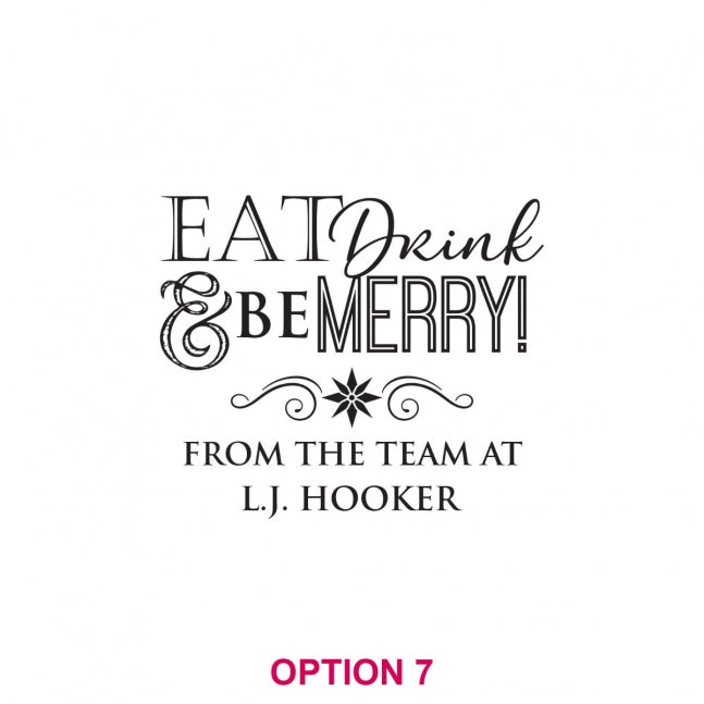 Corporate Christmas Engraved Scotch Glass