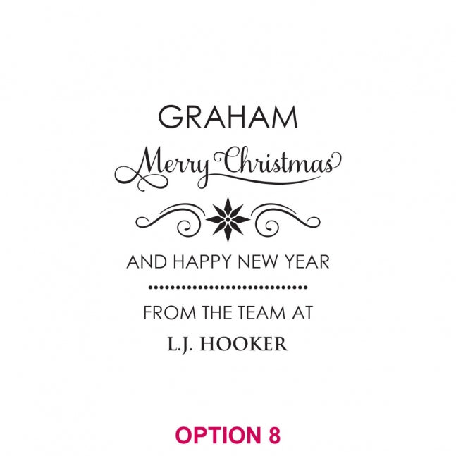 Corporate Christmas 500ml Engraved Stein Beer Mug