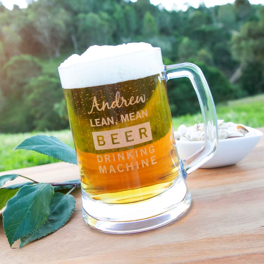 Engraved 500ml Barware Man Cave Beer Stein Mug