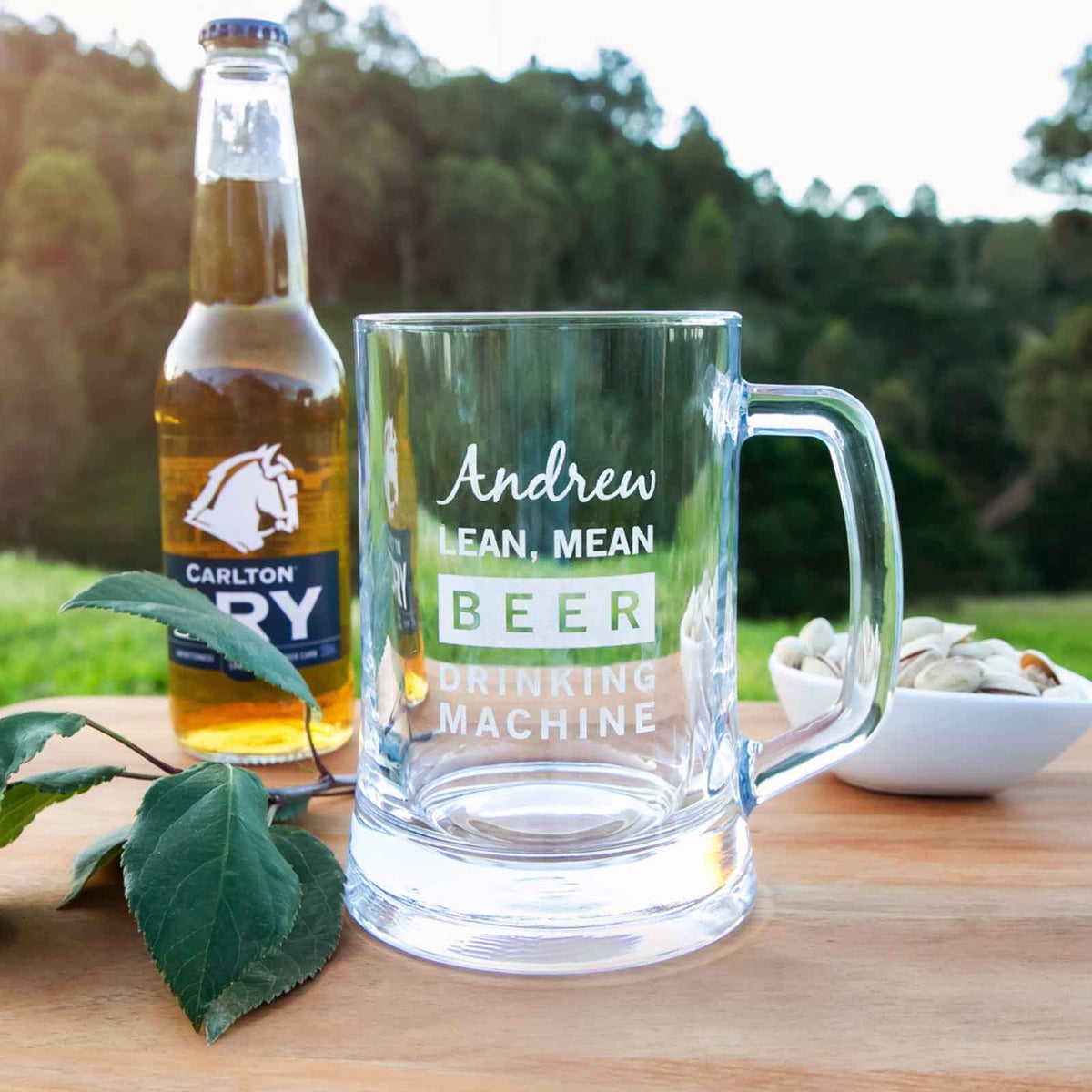 Engraved 500ml Barware Man Cave Beer Stein Mug
