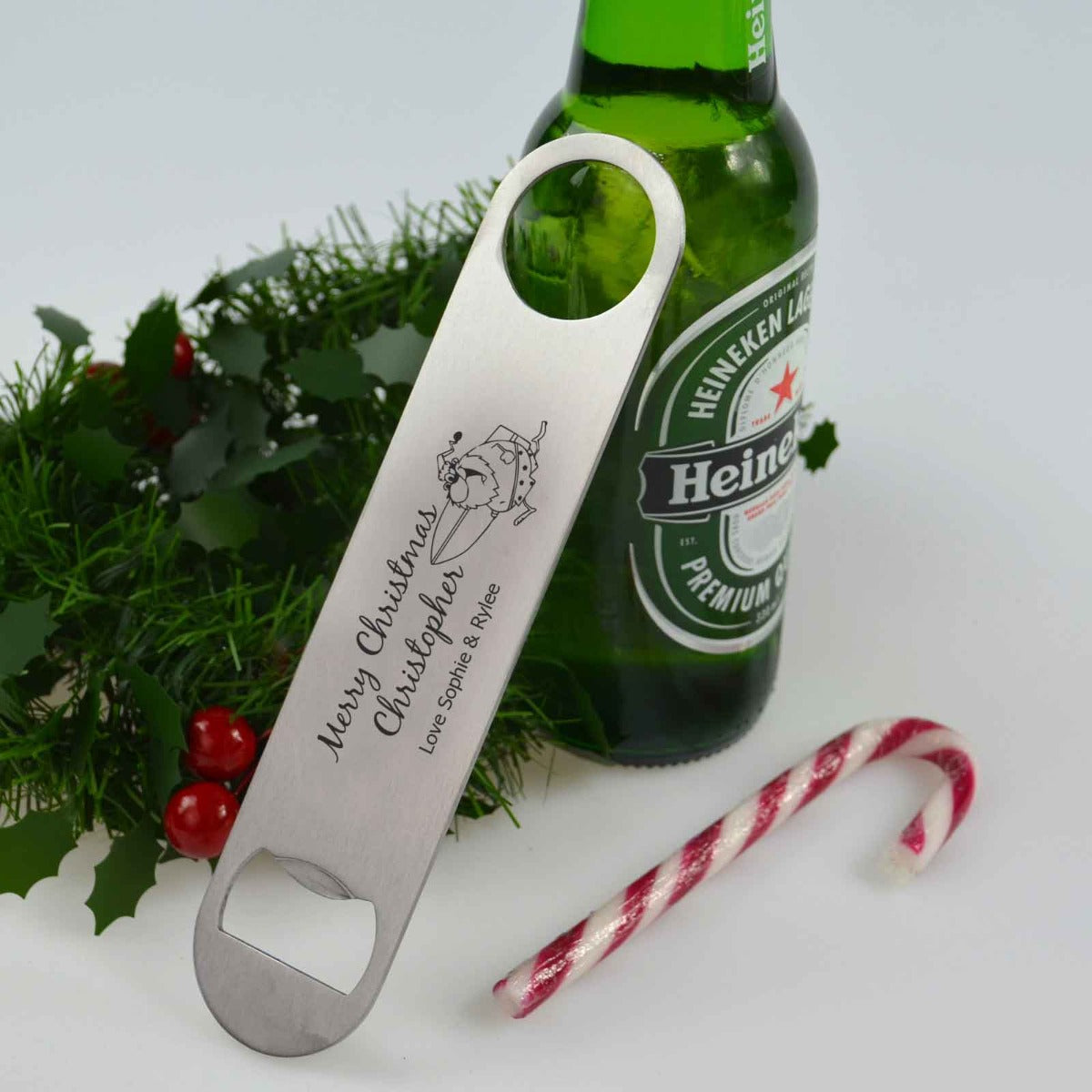 Engraved Christmas Barmate Bottle Opener