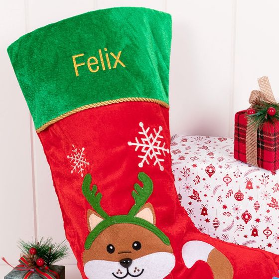 Personalised Pet Christmas Stocking Cat