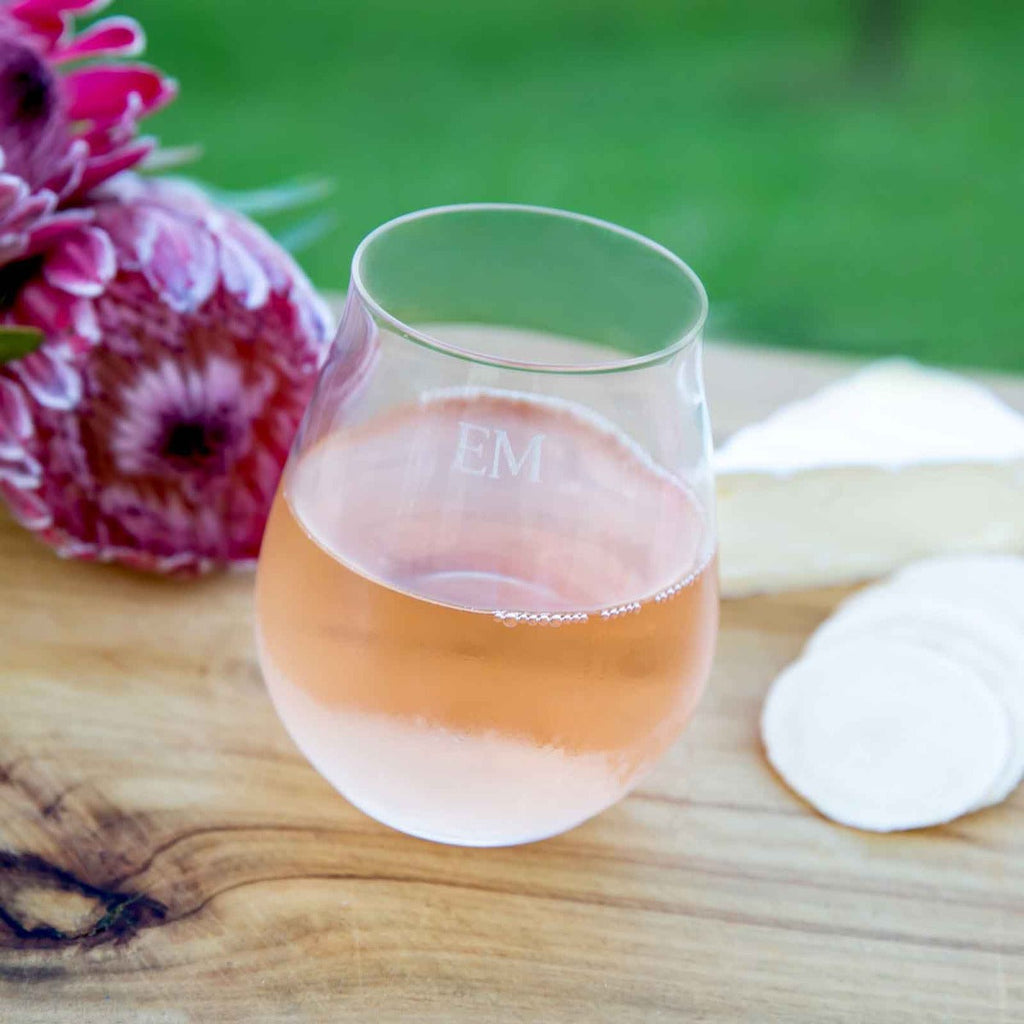Engraved Classic Contour 430ml Stemless Wine Glass