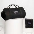 Embroidered Canvas Duffle Bag with Gym Towel