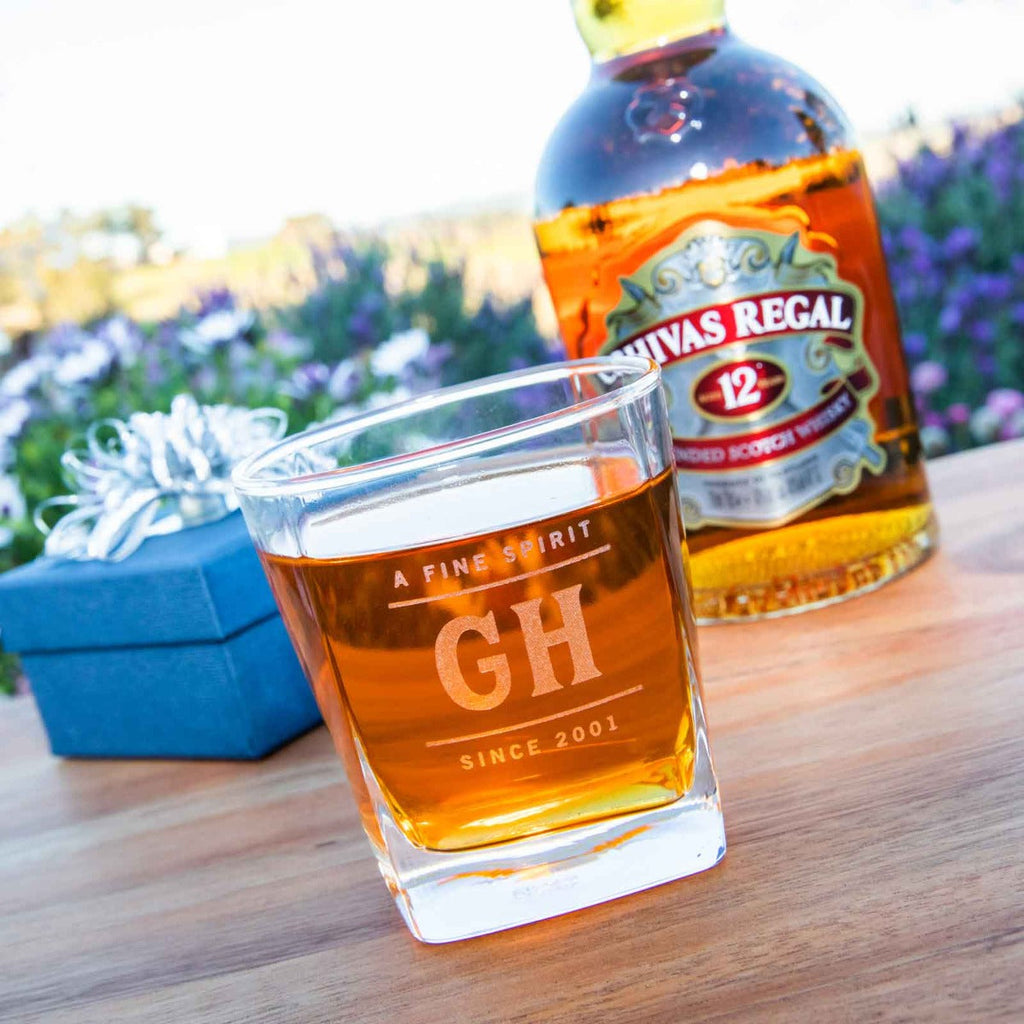 Engraved Barware Man Cave Scotch Glass