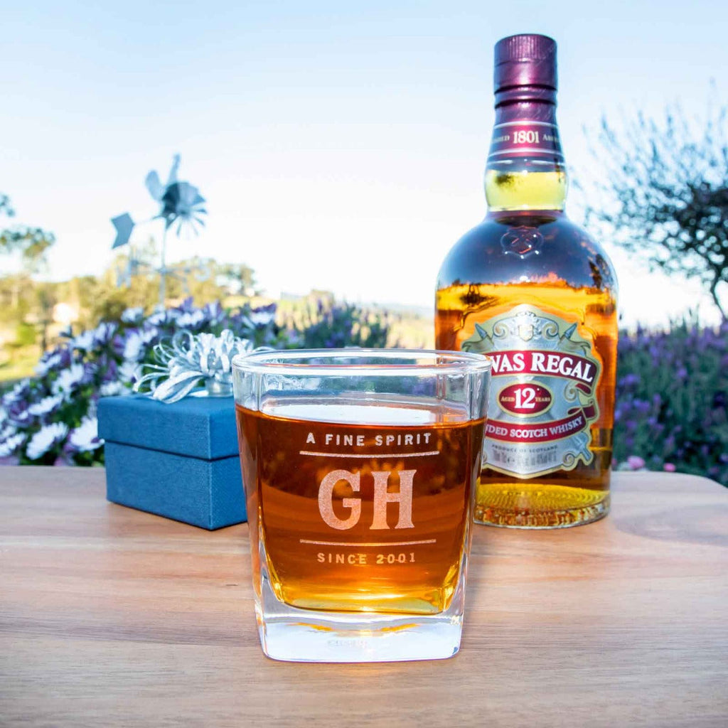 Engraved Barware Man Cave Scotch Glass