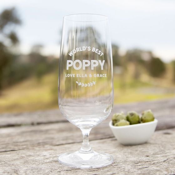 Engraved Father's Day 410ml Beer Glass