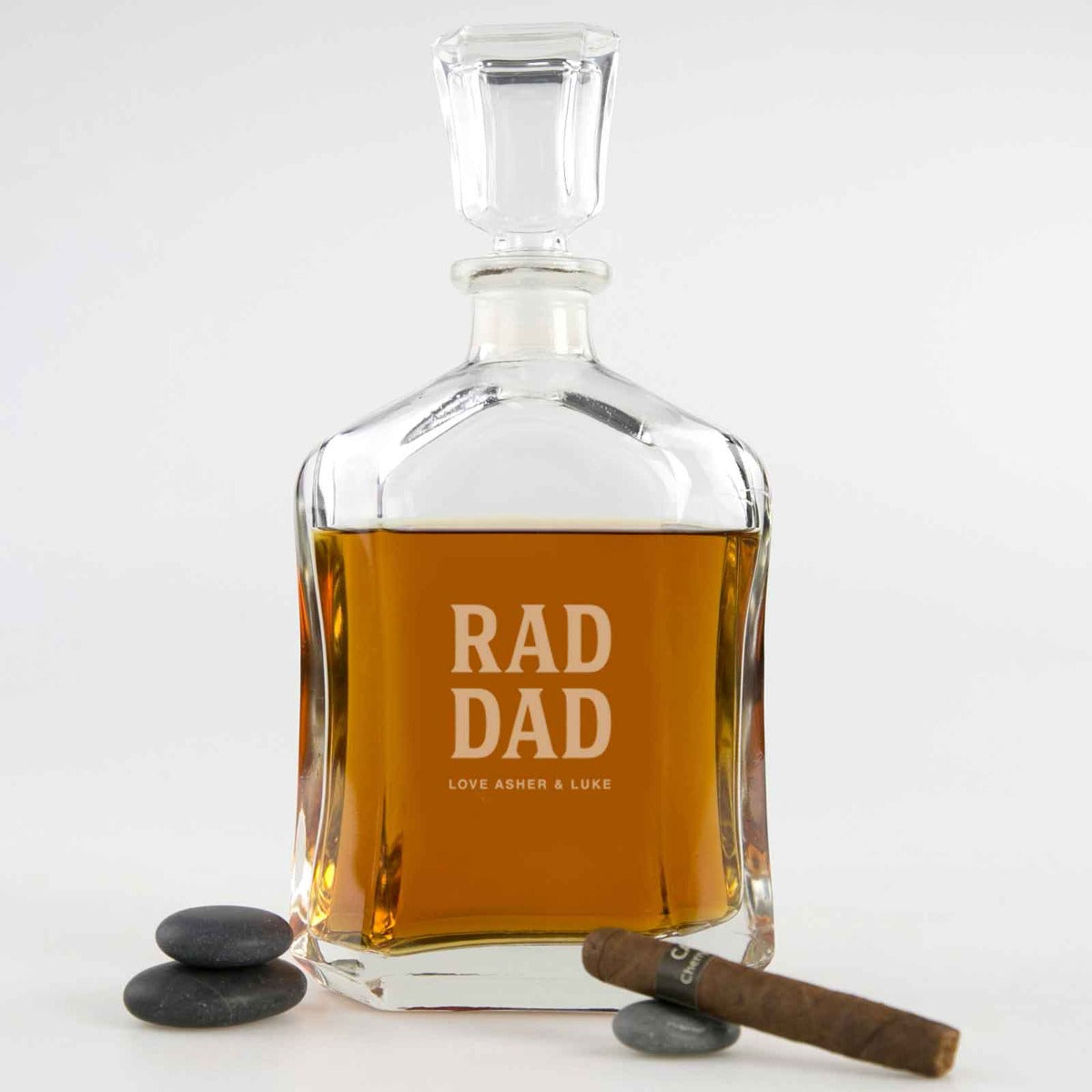 Engraved Deluxe Father's Day Whiskey Decanter