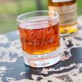Engraved Father's Day Round 305ml Scotch Glass