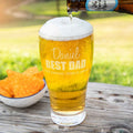 Father's Day Engraved 425ml Schooner Beer Glass