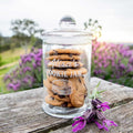Engraved 650ml Glass Cookie Jar