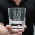 Barware Engraved Round 305ml Scotch Glass